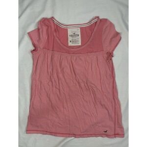 Y2K Hollister Vintage Size Medium Pink  Stripes Top‎ Babydoll